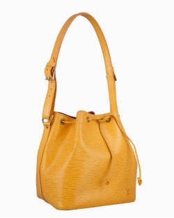 Bolsa Louis Vuitton Petit Noe Epi Amarela