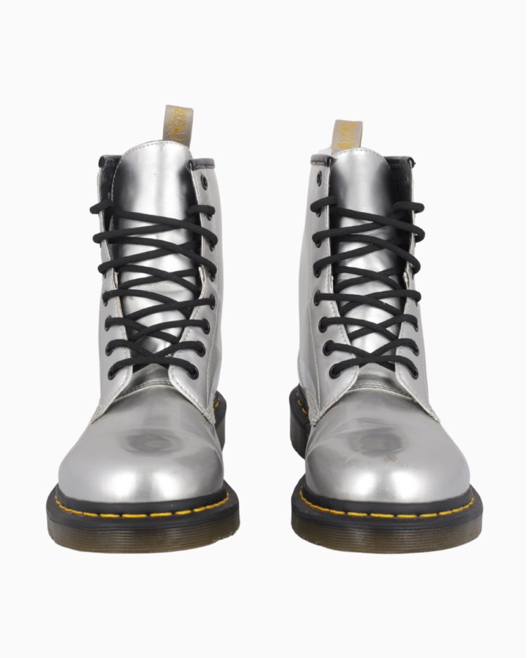 Coturno Dr. Martens Original 1460 Prateado Feminino