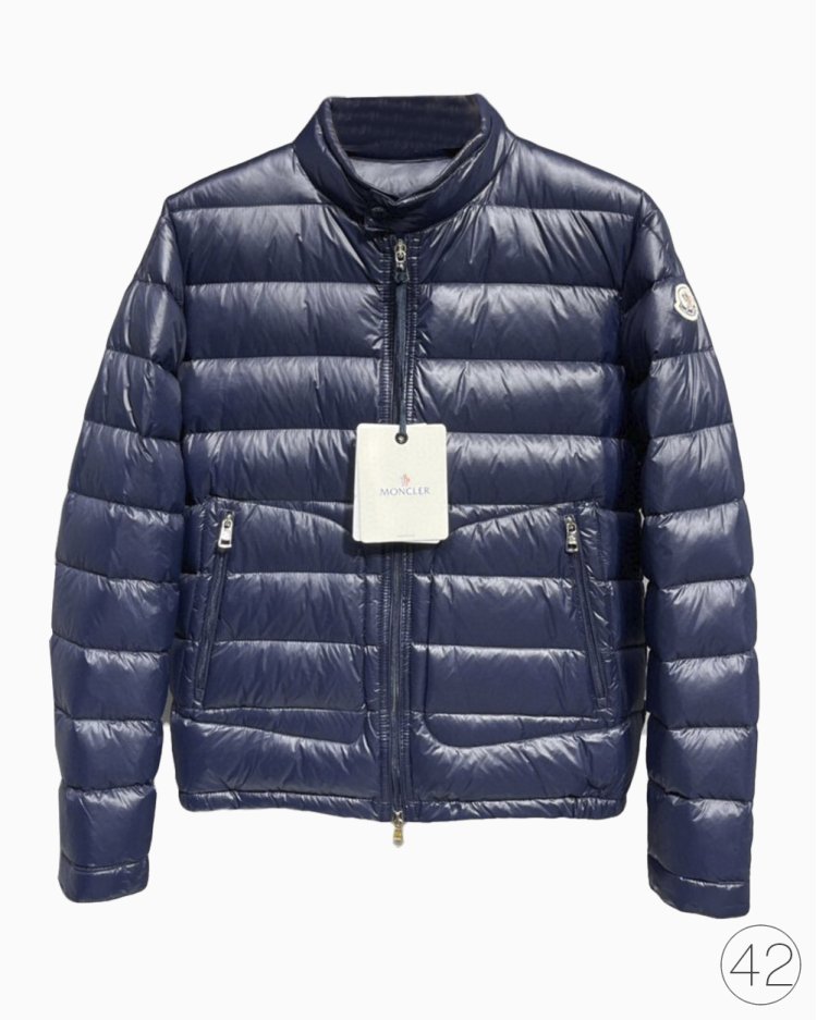 Casaco Moncler Original Azul Marinho Masculino