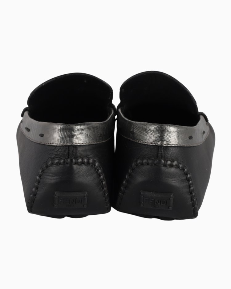 Mocassim Fendi Original Monster Preto Masculino