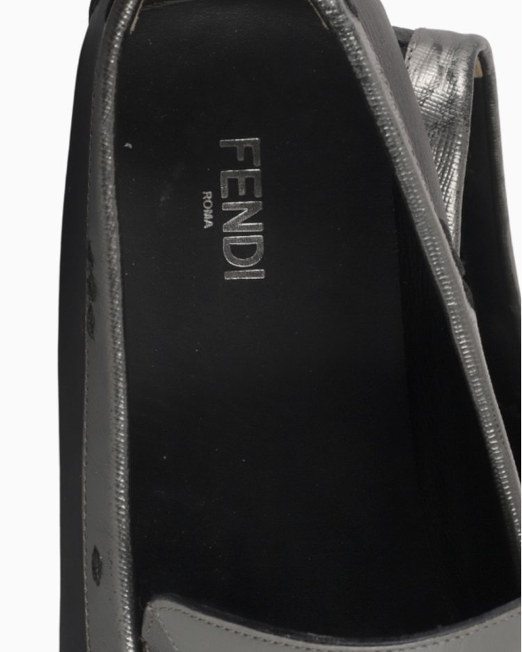 Mocassim Fendi Original Monster Preto Masculino