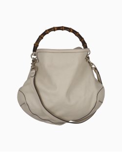 Bolsa Gucci Peggy Bamboo Off White
