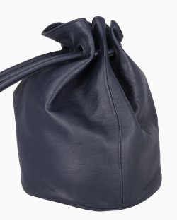 Bolsa Mansur Gavriel Bucket Azul Marinho