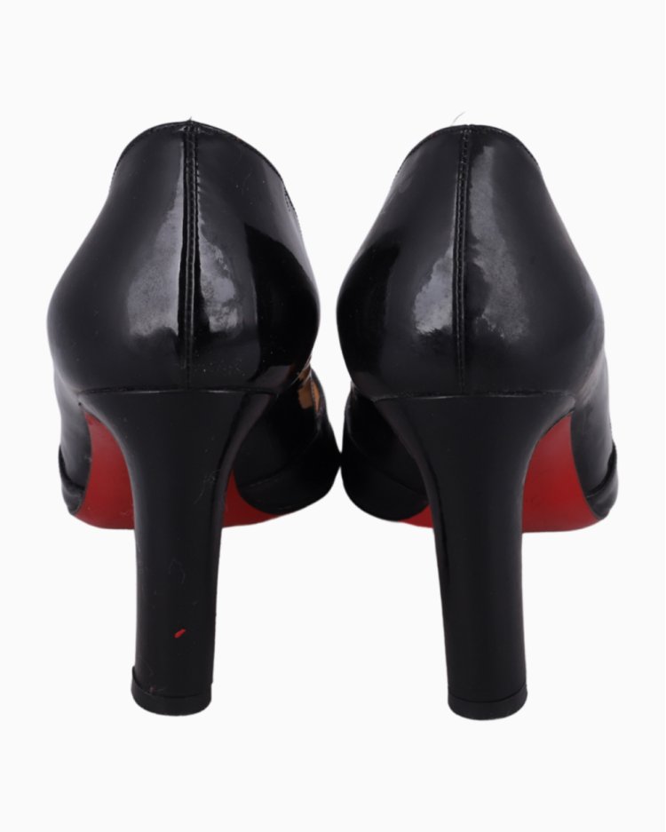 Scarpin Louboutin Original Fivela Preto Feminino