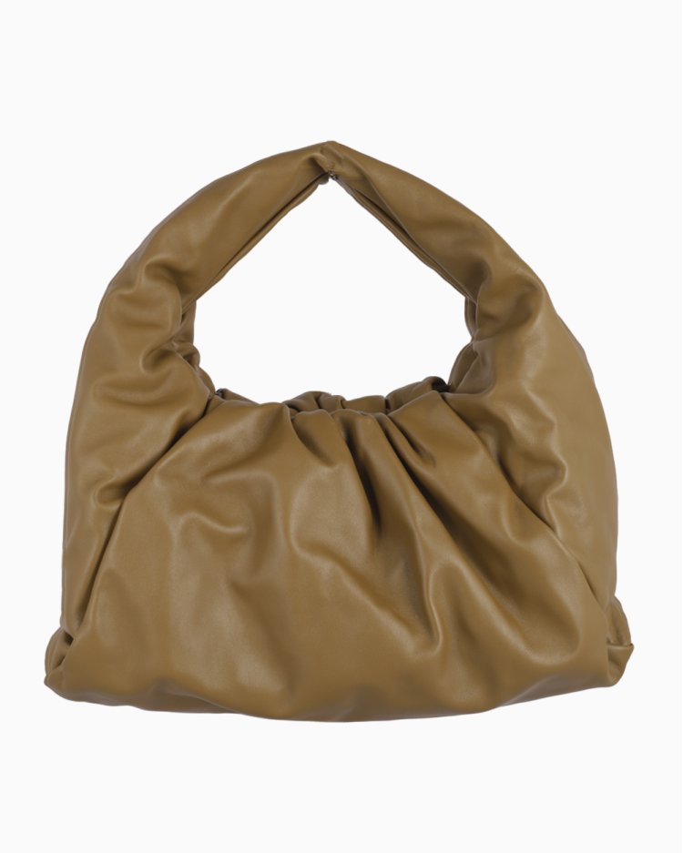 Bolsa Bottega Veneta Original The Shoulder Pouch Média Marrom Feminina