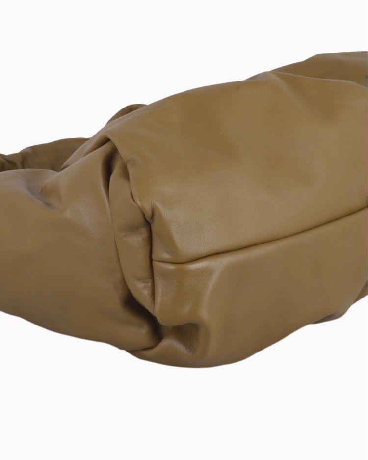 Bolsa Bottega Veneta Original The Shoulder Pouch Média Marrom Feminina