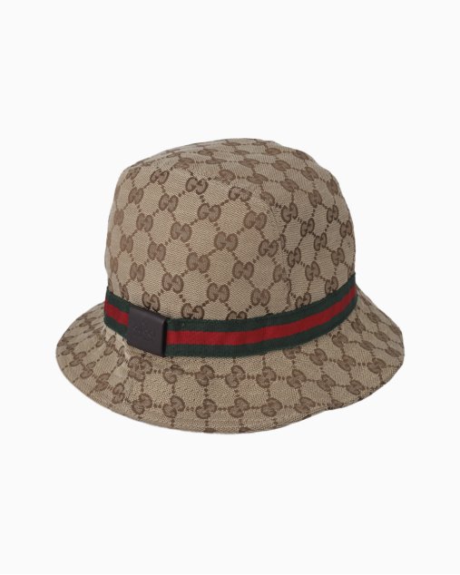 Chapéu Gucci Original Bucket GG Supreme Canvas Masculino