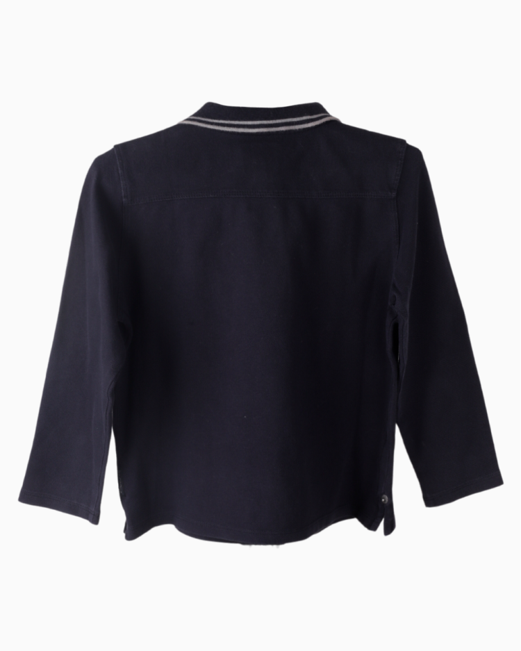トップス Armani junior Blusa Infantil Polo Armani Original Junior Azul Marinho