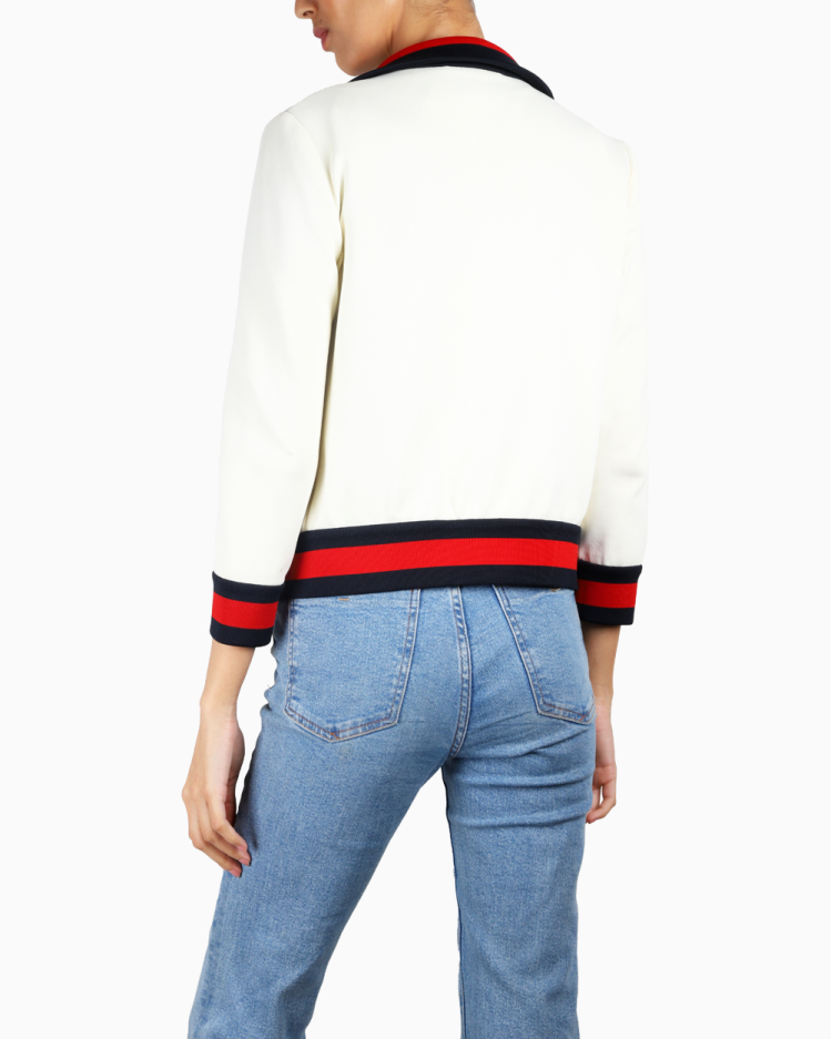 Jaqueta Gucci Original Off White Feminina