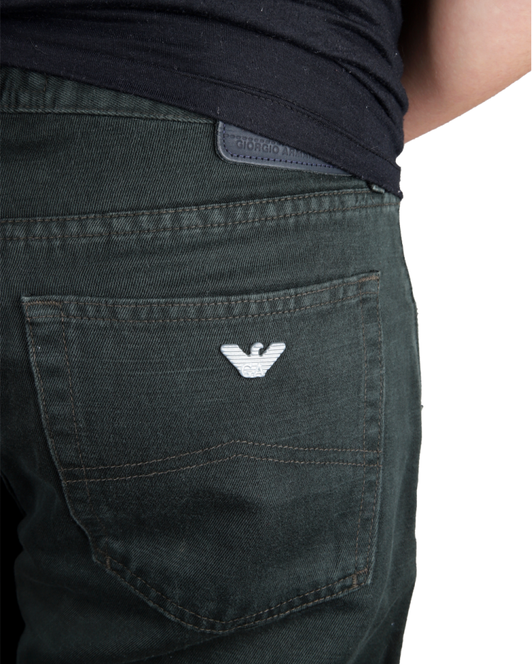 Calça Armani Jeans Original Verde Masculina