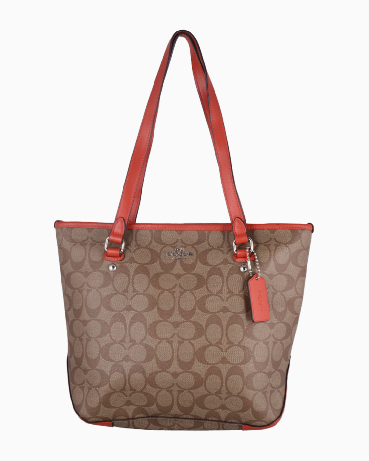 Bolsa Coach Original Signature Tote Bicolor Feminina