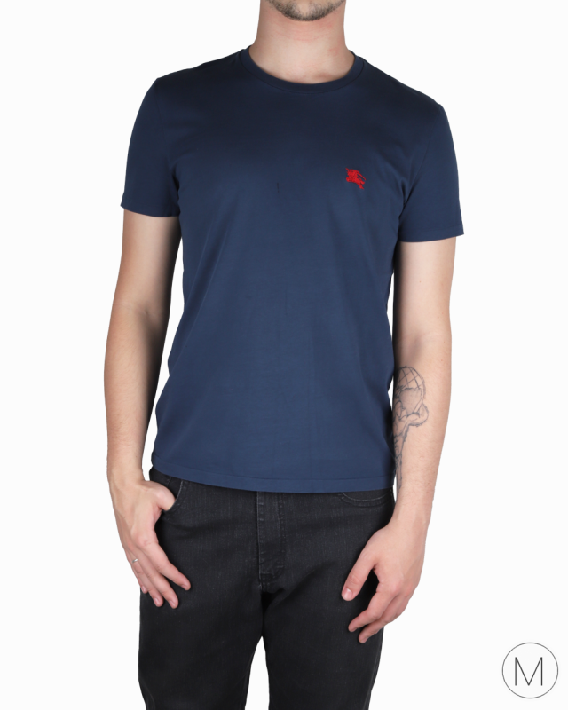 Camiseta Burberry Original Azul Marinho Masculina