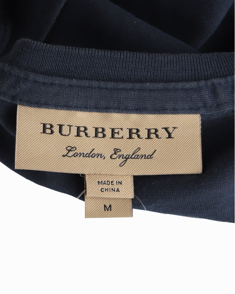 Camiseta Burberry Original Azul Marinho Masculina
