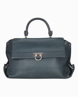 Bolsa Ferragamo Couro Verde