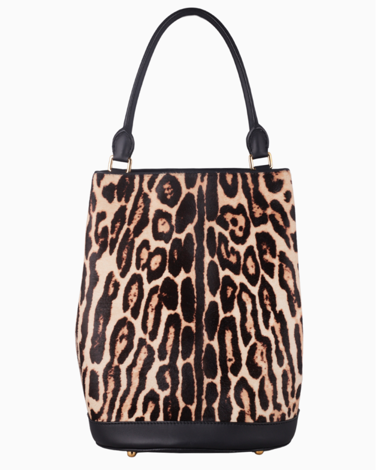 Bolsa Burberry Original Prorsum Bucket Animal Print Feminina