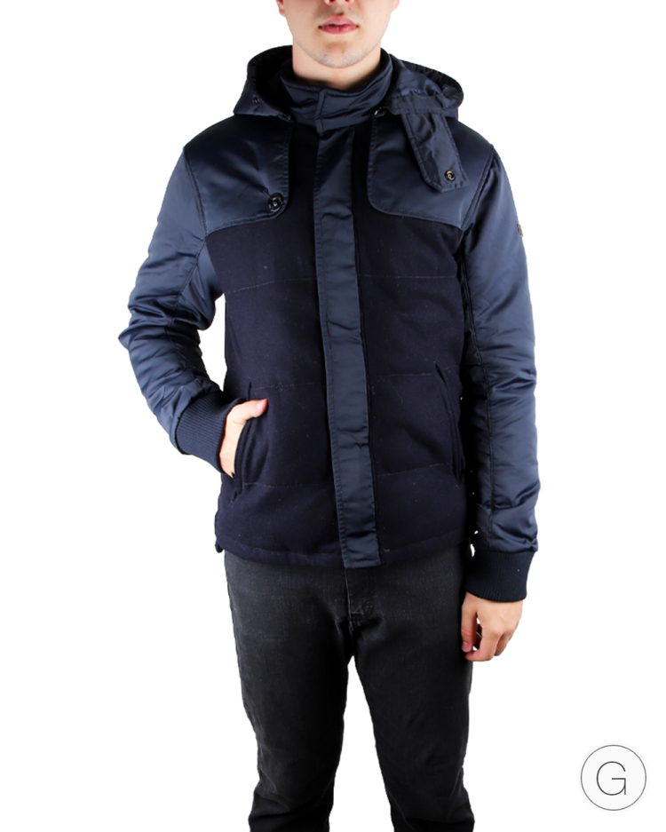 Jaqueta Emporio Armani Original Puffer Azul Marinho