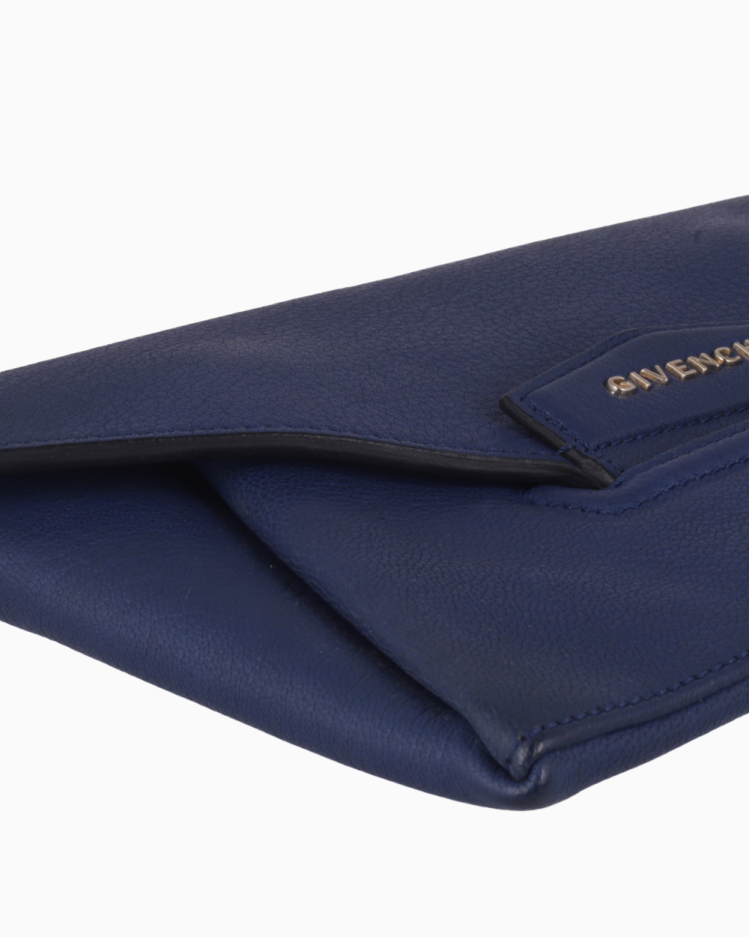 Clutch Givenchy Original Antigona Envelope Azul Feminina