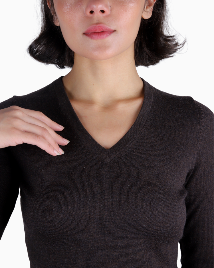 Suetér Banana Republic Original Tricô Marrom Feminino
