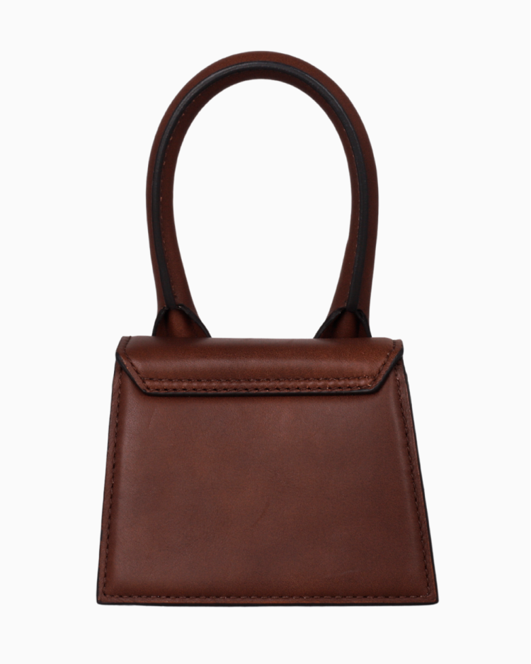 Bolsa Jacquemus Original Le Chiquito Moyen Mini Marrom Feminina