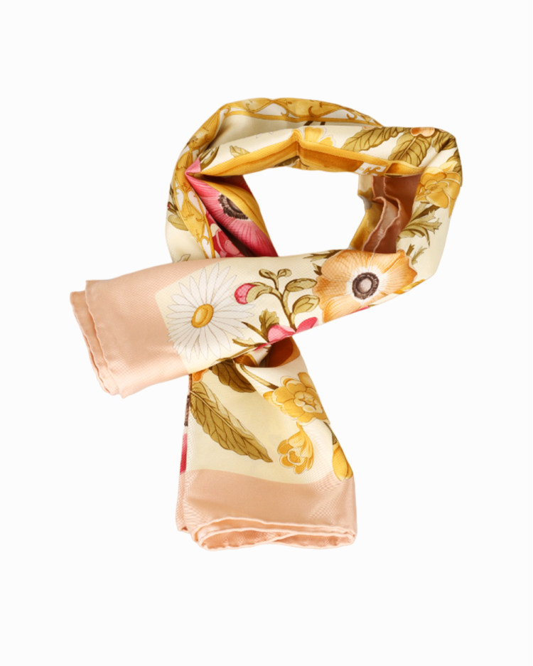 Lenço Salvatore Ferragamo Original Seda Estampado