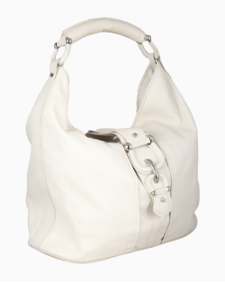 Bolsa Burberry Extra Large Hillgate Hobo Off White
