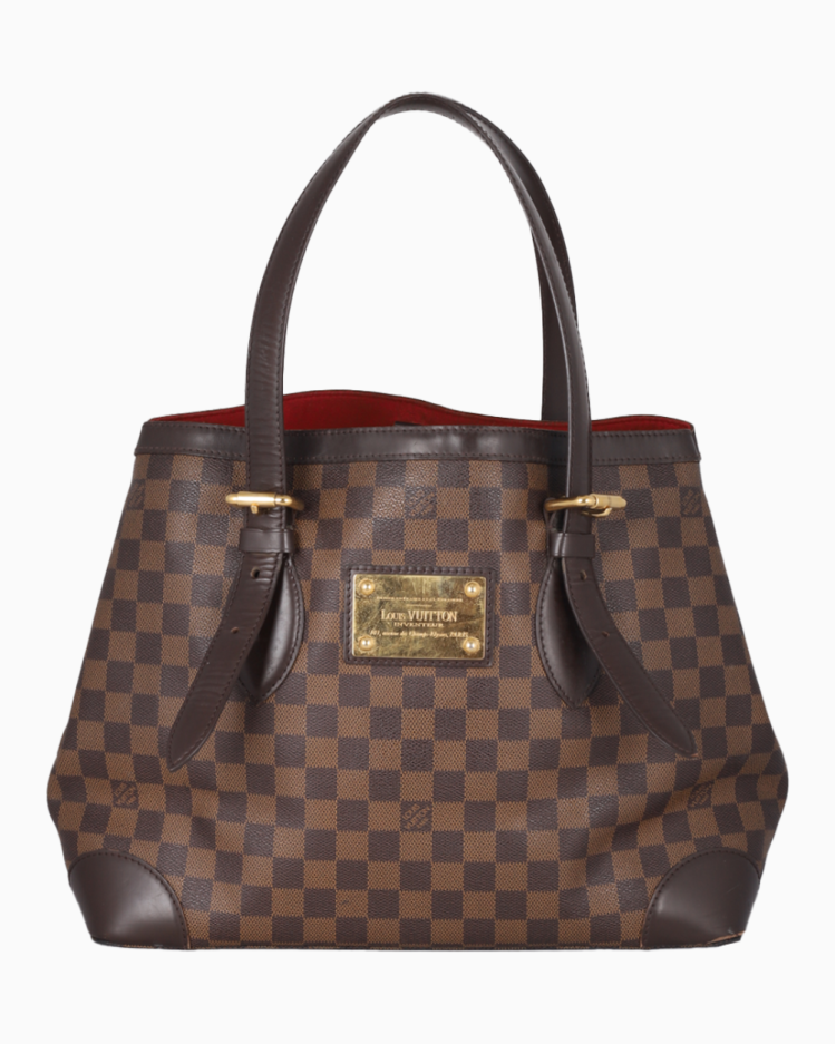 Bolsa Louis Vuitton Original Hampstead MM Canvas Damier Ébène Feminina