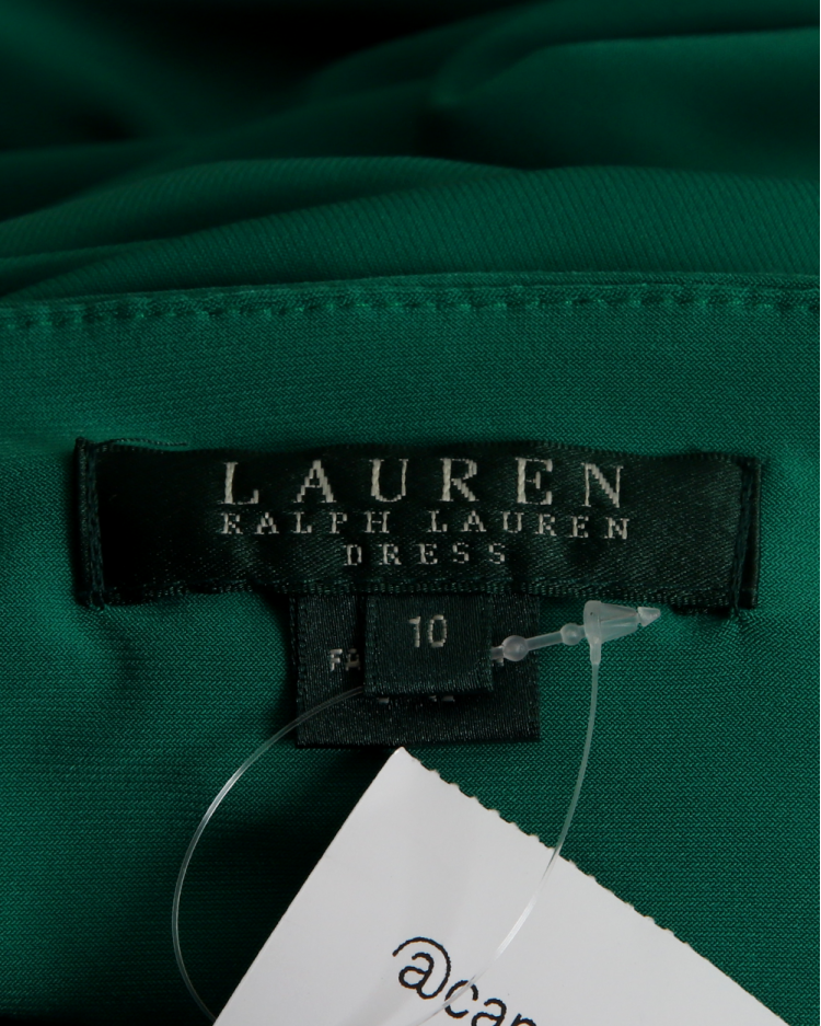 ralph lauren green label dress Vintage Ralph Laurent Purple Label One-Shoulder Draped Silk Gown – Recess