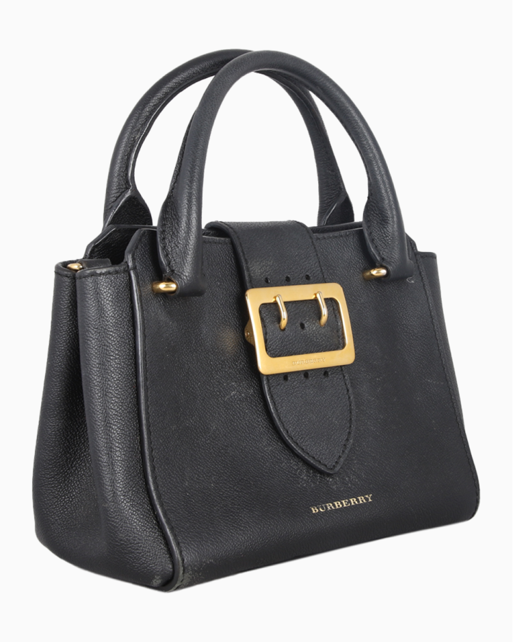 Bolsa Burberry Original Tiracolo Com Fivela Preta Feminina