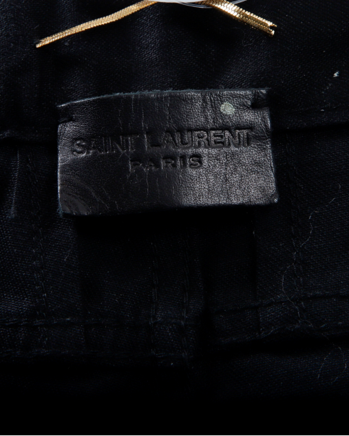 Calça Saint Laurent Original Skinny Jeans Preta Masculina
