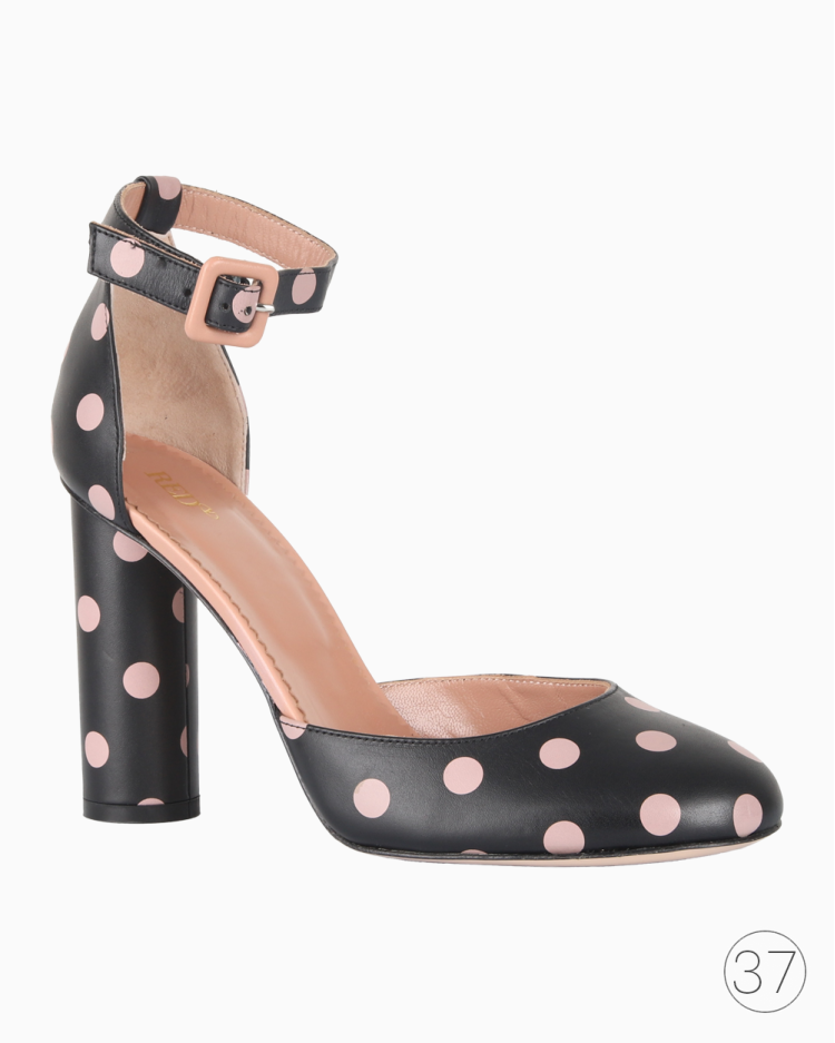 Sapato Red Valentino Original Poá Bicolor Feminino