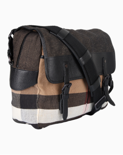 Bolsa Burberry Addison Messenger Canvas Check