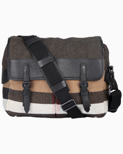 Bolsa Burberry Addison Messenger Canvas Check