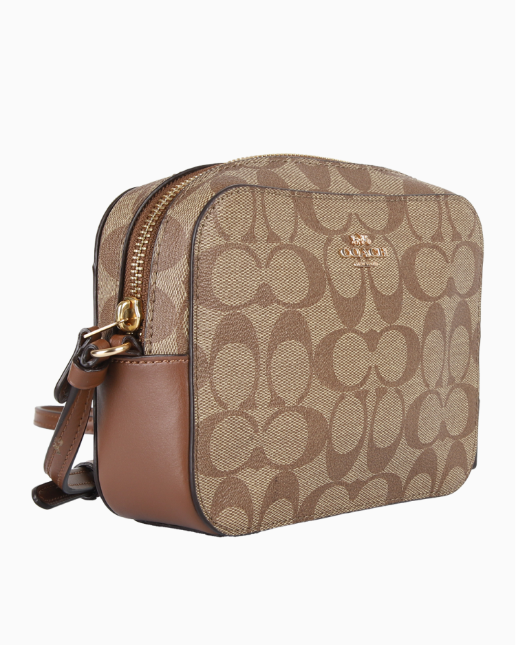 Bolsa Coach Original Mini Camera Signature Monograma Feminina
