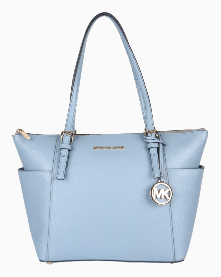 Bolsa Michael Kors Original Jet Set Azul Feminina