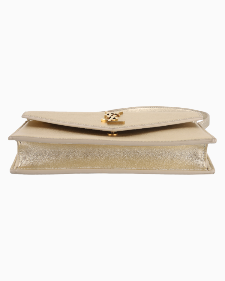 Clutch Saint Laurent Original Envelope Dourada Feminina