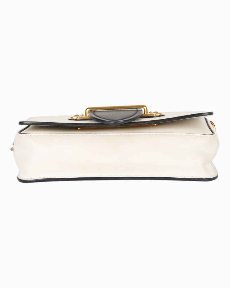 Bolsa Prada Original Cahier Bicolor Feminina