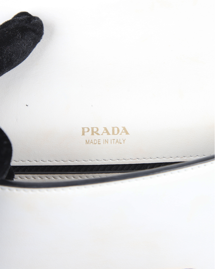Bolsa Prada Original Cahier Bicolor Feminina