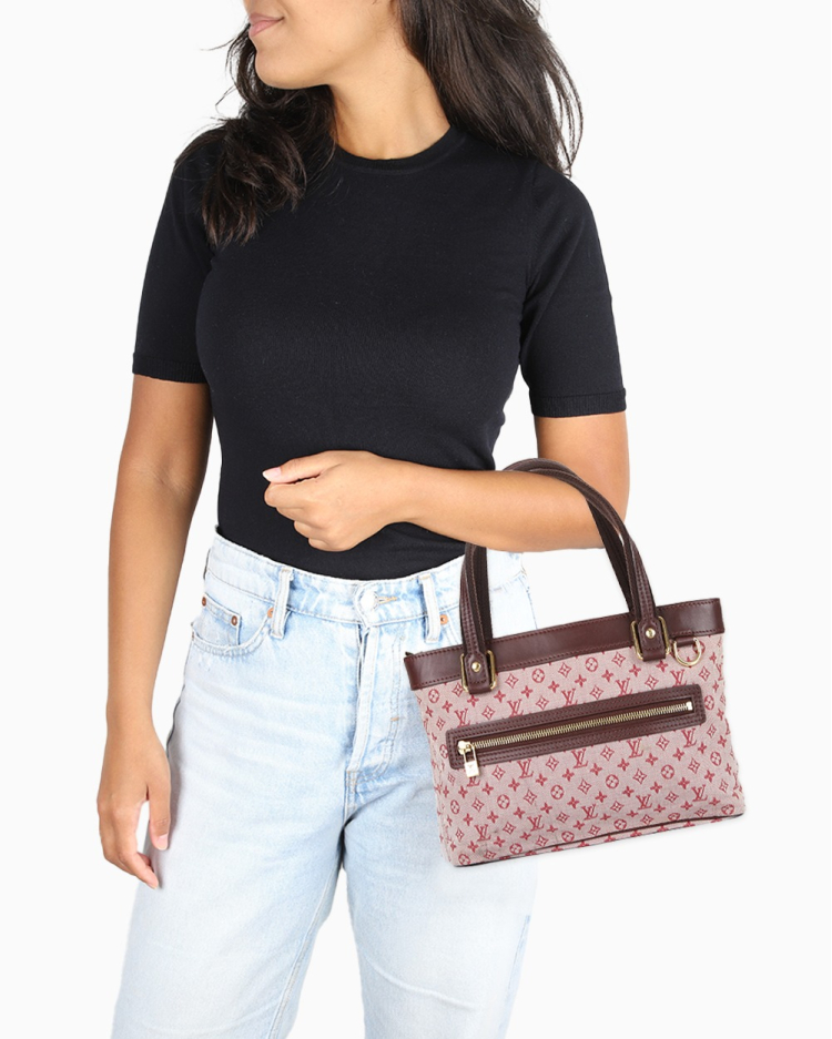 Bolsa Louis Vuitton Original Mini Lin Lucille PM Monograma Feminina