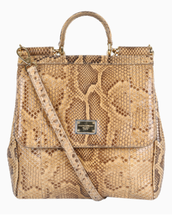 Bolsa Dolce & Gabbana Python Miss Sicily Animal Print