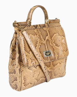 Bolsa Dolce & Gabbana Python Miss Sicily Animal Print