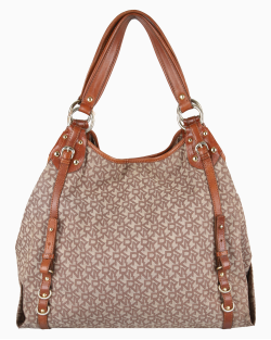 Bolsa DKNY Canvas Hobo Monograma