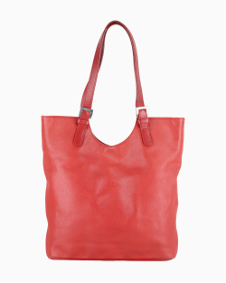 Bolsa Longchamp Couro Vermelha