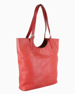 Bolsa Longchamp Couro Vermelha