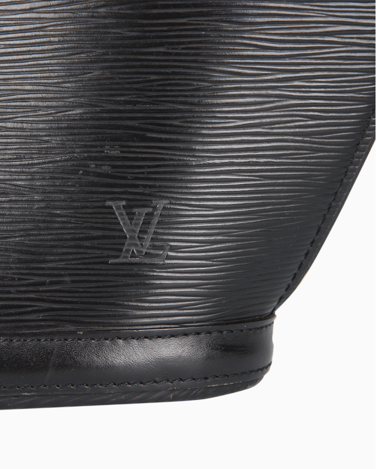 【極美品】Louis Vuitton スパンコール スリングバック37ブラック Bolsa Louis Vuitton Original Vintage Saint Jacques PM EPI Preta