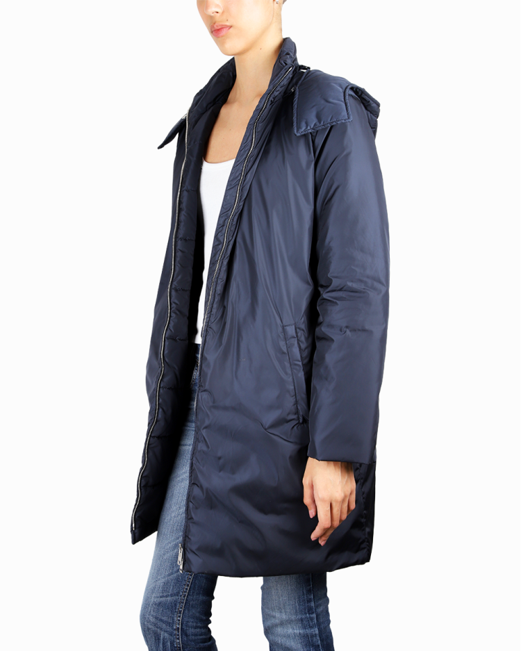 Jeans Sobretudo Nylon Casaco Prada Original Sobretudo Nylon Azul