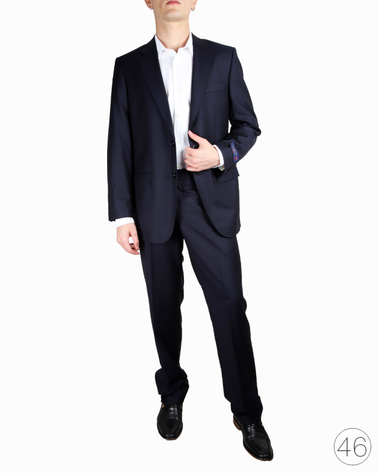 Terno Ermenegildo Zegna Original Azul Marinho Masculino