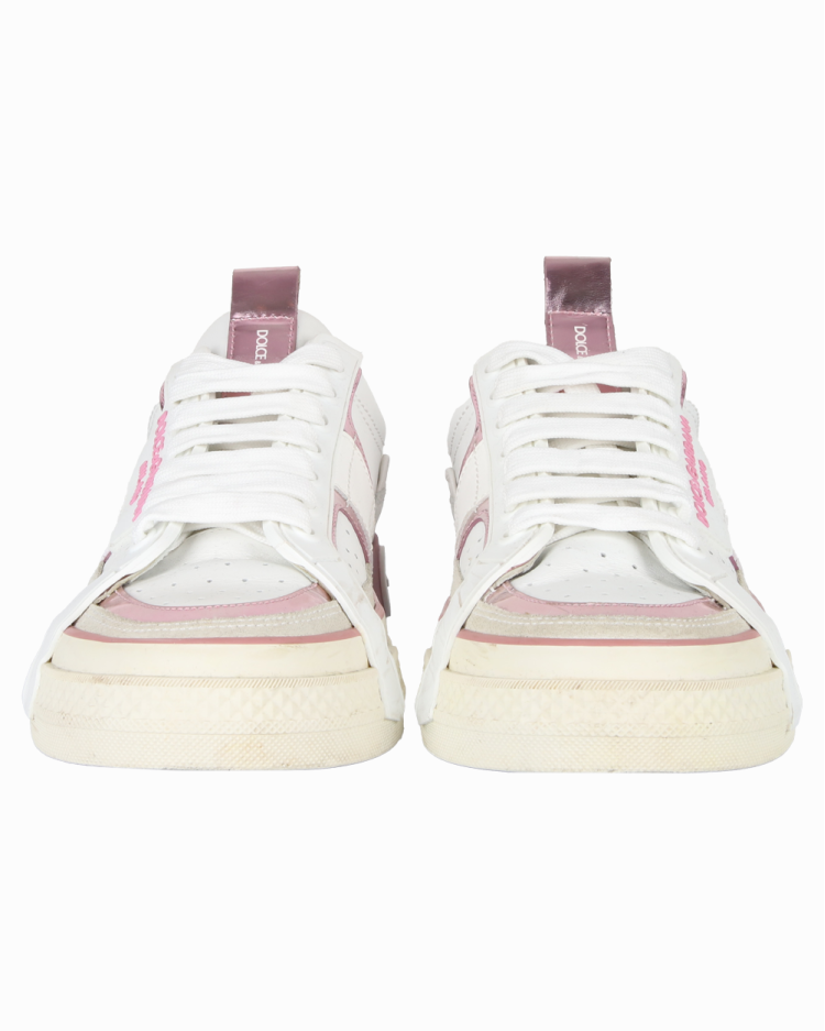Tênis Dolce & Gabbana Original 2.Zero Rosa e Branco Feminino