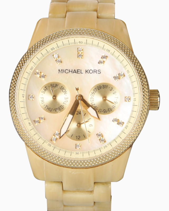 Relógio Michael Kors Original MK-5039 Bege Feminino