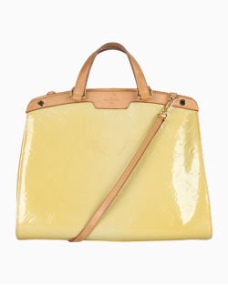 Bolsa Louis Vuitton Brea GM Verniz Monograma Amarela