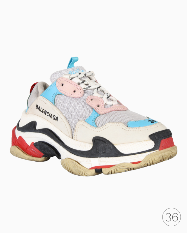 Tênis Balenciaga Original Triple S Colorido Feminino